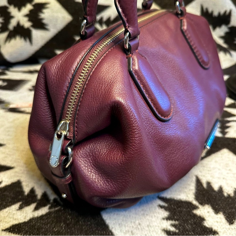 Marc by Marc Jacobs - Q Small Legend Leather Satchel in Plum - Picture 5 of 7